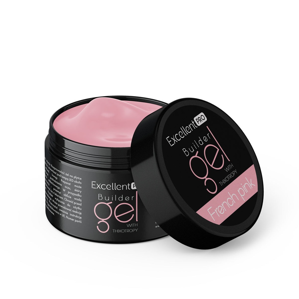 BUILDER GEL AVEC THIXOTROPIE FRENCH PINK 15ML