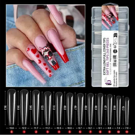 CAPSULES AMERICAINES STILETTO MEDIUM 552PC LADY'S SECRETS