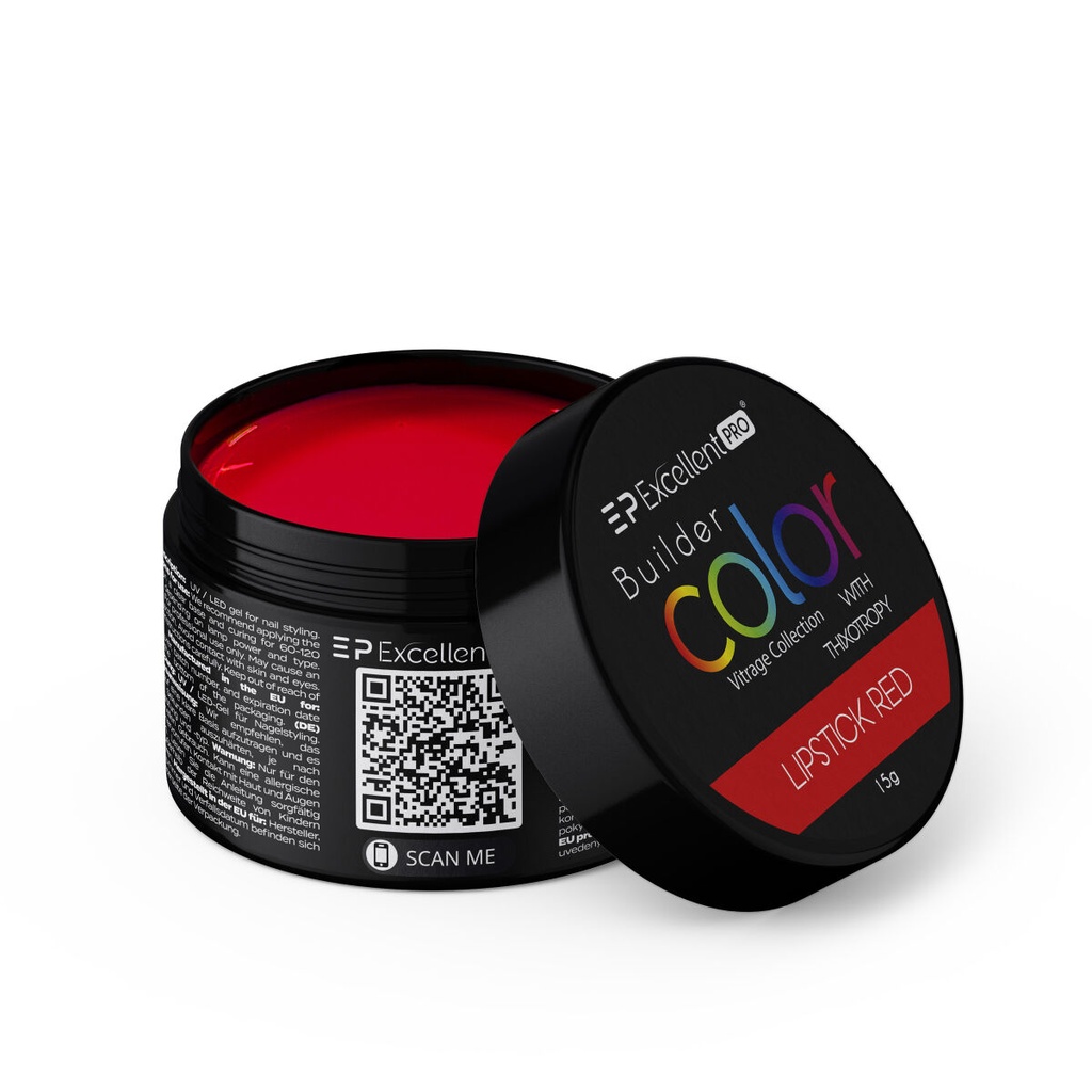 BUILDER COLOR AVEC THIXOTROPIE RED LIPSTICK 15ML