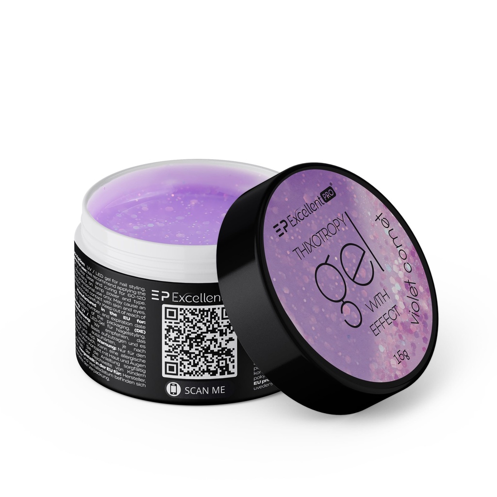 BUILDER GEL AVEC THIXOTROPIE VIOLET COMET 15GR